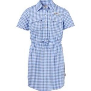 Magellan blue/white Gingham Fishing Dress Size Small